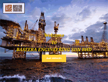 Tablet Screenshot of baseera-engineering.com